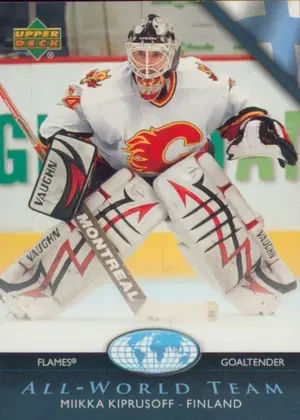 2007-08 UPPER DECK - MIIKKA KIPRUSOFF #AW8 ALL-WORLD TEAM