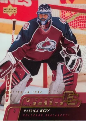 2002-03 UPPER DECK - PATRICK ROY #GG4 GIFTED GREATS