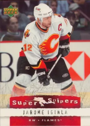 2007-08 UPPER DECK - JAROME IGINLA #SN-8 SUPER SNIPERS