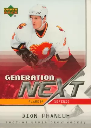2007-08 UPPER DECK - DION PHANEUF #GN4 GENERATION NEXT
