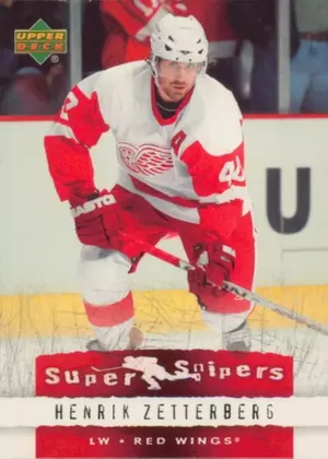 2007-08 UPPER DECK - HENRIK ZETTERBERG #SN-17 SUPER SNIPERS