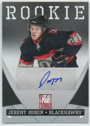 2010-11 ZENITH - JEREMY MORIN #217 DONRUSS ELITE ROOKIE AUTOGRAPH 63/99