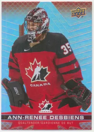 2021-22 TIM HORTONS TEAM CANADA - ANN-RENEE DESBIENS #85