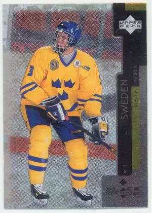 1997-98 BLACK DIAMOND - PIERRE HEDIN #36 RC