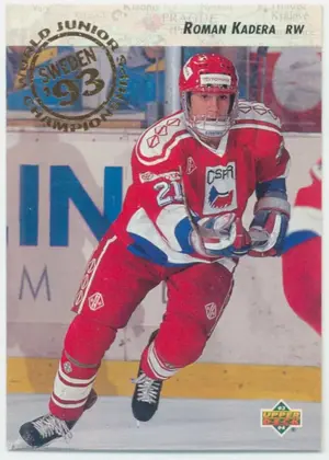 1993-94 UPPER DECK - ROMAN KADERA #267 WORLD JUNIOR CHAMPIONSHIP RC