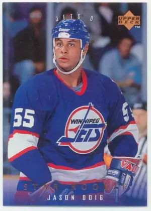 1995-96 UPPER DECK - JASON DOIG #499 STAR ROOKIE