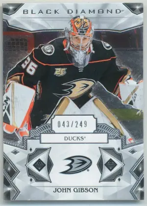 2019-20 Black Diamond - John Gibson #BDB-GI 43/249