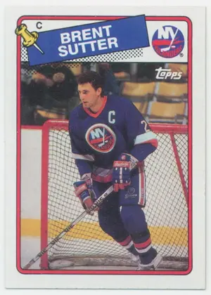 1988-89 Topps - Brent Sutter #1