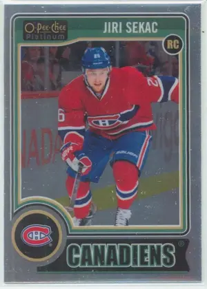 2014-15 O-PEE-CHEE PLATINUM - JIRI SEKAC #184 ROOKIE