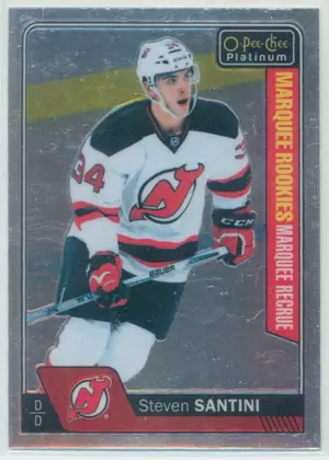 2016-17 O-PEE-CHEE PLATINUM - STEVEN SANTINI #194 ROOKIE