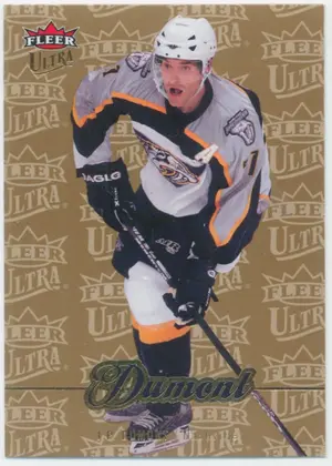 2007-08 FLEER ULTRA - J.P. DUMONT #90 GOLD MEDALLION