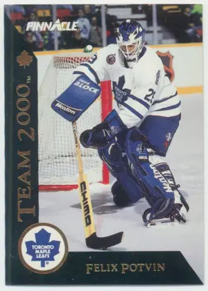 1992-93 PINNACLE (CDN) - FELIX POTVIN #5 TEAM 2000