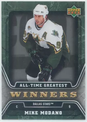 2006-07 UPPER DECK - MIKE MODANO #ATG7 ALL-TIME GREATEST WINNERS