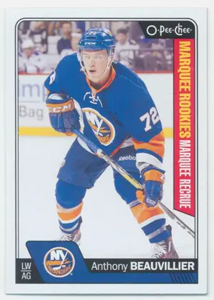 2016-17 O-PEE-CHEE - ANTHONY BEAUVILLIER #705 MARQUEE ROOKIES
