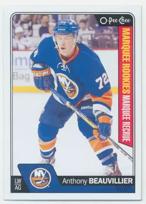 2016-17 O-PEE-CHEE - ANTHONY BEAUVILLIER #705 MARQUEE ROOKIES