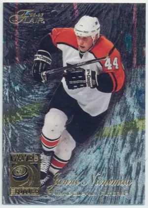 1996-97 FLAIR - JANNE NIINIMAA #120 WAVE OF THE FUTURE SP!