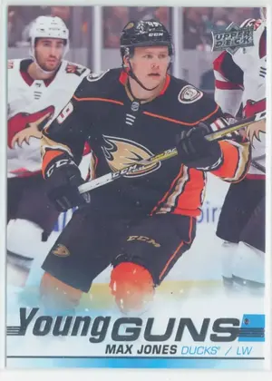 2019-20 UPPER DECK - MAX JONES #242 YOUNG GUNS