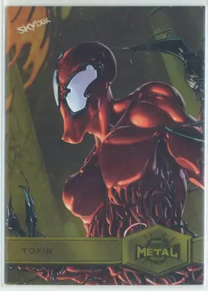 2021 Marvel Metal Universe Spider-Man - Toxin #192 Yellow Light FX Parallel