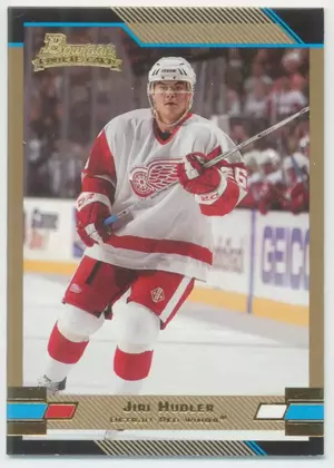 2003-04 BOWMAN DRAFT PICKS - JIRI HUDLER #114 GOLD