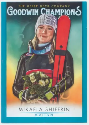 2021 Goodwin Champions - Mikaela Shiffrin #55 Turquoise Parallel