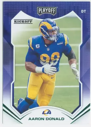 2021 Playoff - Aaron Donald #186 Kickoff Parallel