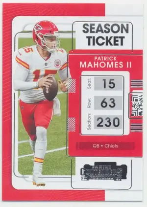 2021 Contenders Football - Patrick Mahomes II #47 (Error)