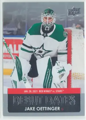 2021-22 UPPER DECK - JAKE OETTINGER #DD-20 DEBUT DATES