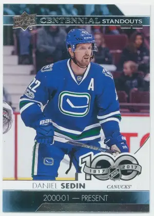 2017-18 UPPER DECK - DANIEL SEDIN #CS-22 CENTENNIAL STANDOUTS