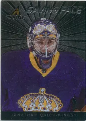 2010-11 PANINI PINNACLE - JONATHAN QUICK #9 SAVING FACE