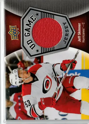 2016-17 UD Jeff Skinner GU Jersey Carolina Hurricanes