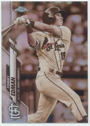 2020 Topps Chrome - Tommy Edman #94 Sepia Refractor Parallel