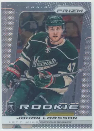 2013-14 PRIZM - JOHAN LARSSON #211 ROOKIE