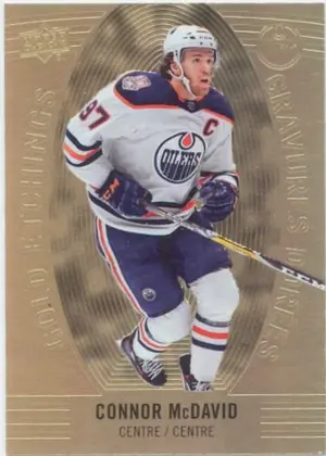 2019-20 TIM HORTONS - CONNOR McDAVID #GE-1 GOLD ETCHINGS