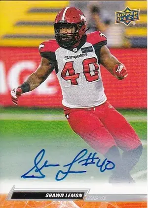 2023 Upper Deck CFL Autographs 48 Shawn Lemon