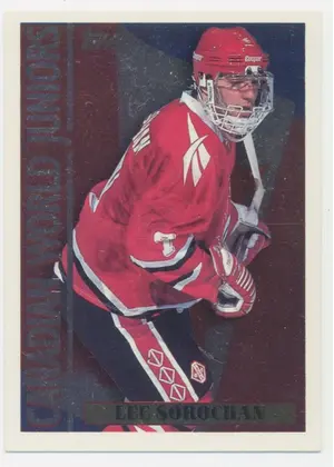 1995-96 TOPPS - LEE SOROCHAN #9CJ CANADIAN WORLD JUNIORS