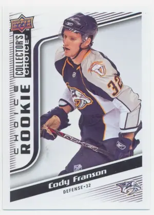 2009-10 COLLECTOR'S CHOICE - CODY FRANSON #269 CHOICE ROOKIES