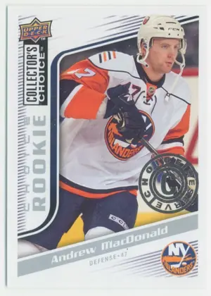 2009-10 COLLECTOR'S CHOICE - ANDREW MacDONALD #271 CHOICE ROOKIE CHOICE RESERVE