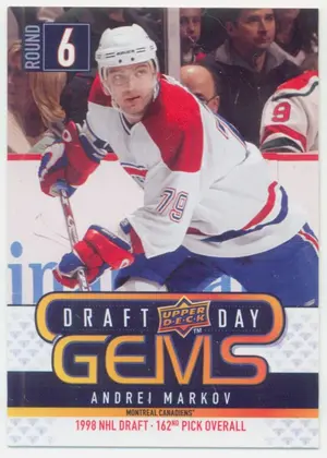 2009-10 UPPER DECK - ANDREI MARKOV #GEM4 DRAFT DAY GEMS