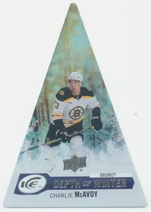 2023-24 UPPER DECK ICE - CHARLIE McAVOY #DW-14 DEPTH OF WINTER