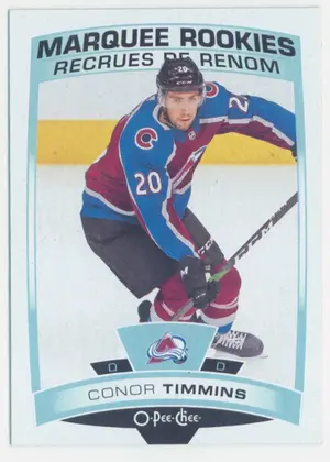 2019-20 O-PEE-CHEE - CONOR TIMMINS #644 MARQUEE ROOKIES