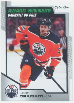 2020-21 O-PEE-CHEE - LEON DRAISAITL #601 AWARD WINNERS