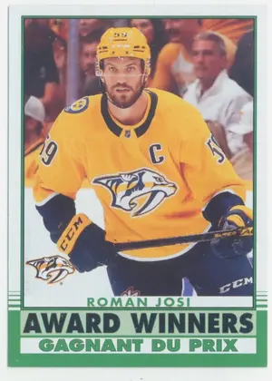 2020-21 O-PEE-CHEE - ROMAN JOSI #605 AWARD WINNERS RETRO