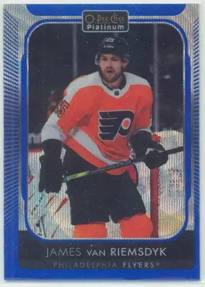 2021-22 O-PEE-CHEE PLATINUM - JAMES VAN RIEMSDYK #28 BLUE SURGE ⚠️