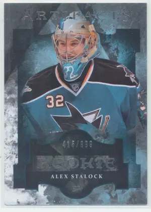2011-12 ARTIFACTS - ALEX STALOCK #191 ROOKIE 415/999