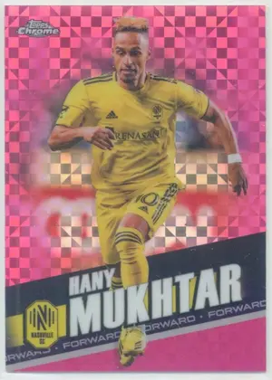 2022 Topps Chrome MLS - Hany Mukhtar #13 Pink X-Fractor Parallel