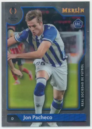 2021-22 Topps Merlin Collection Chrome UCL - Jon Pacheco #23 Rookie