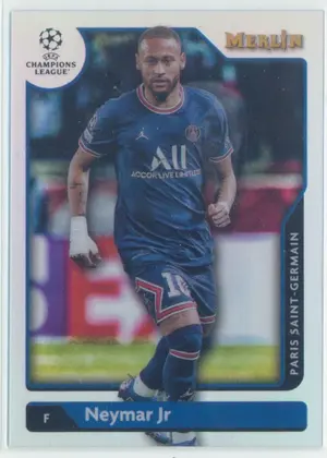 2021-22 Topps Merlin Collection Chrome UCL - Neymar Jr #10 Refractor Parallel
