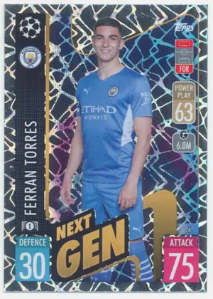 2021-22 Topps Match Attax UCL - Ferran Torres #26 Next Gen