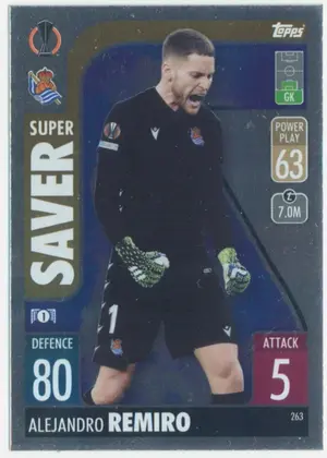 2021-22 Topps Match Attax UCL - Alejandro Remiro #263 Super Saver