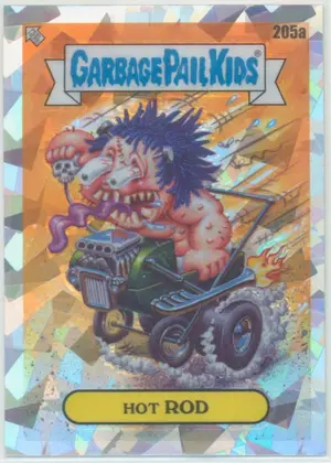 2022 Topps Chrome Garbage Pail Kids - Hot Rod #205a Atomic Refractor Parallel